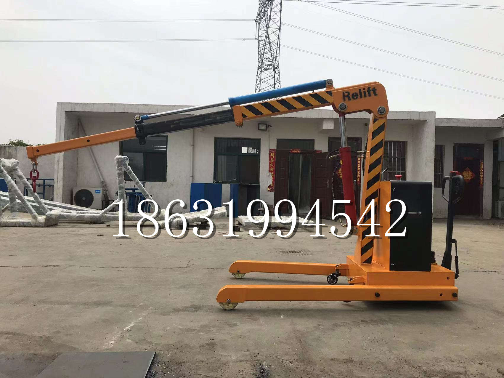 榆次区久征定做3吨三轮随车吊 农用园林绿化移树吊 平板工程用小吊机